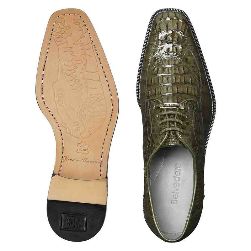 Olive Green Patina Finish Leather Wholecut Oxford Shoes for Men | The  Royale Peacock